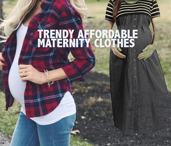 Trendy affordable maternity clothes