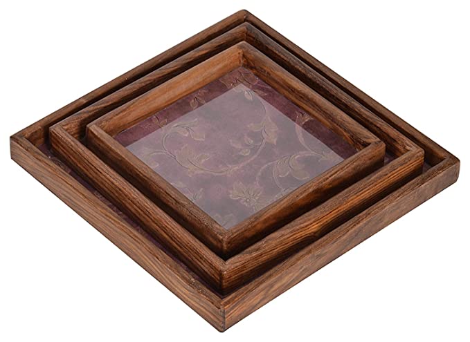 Designer wooden tray