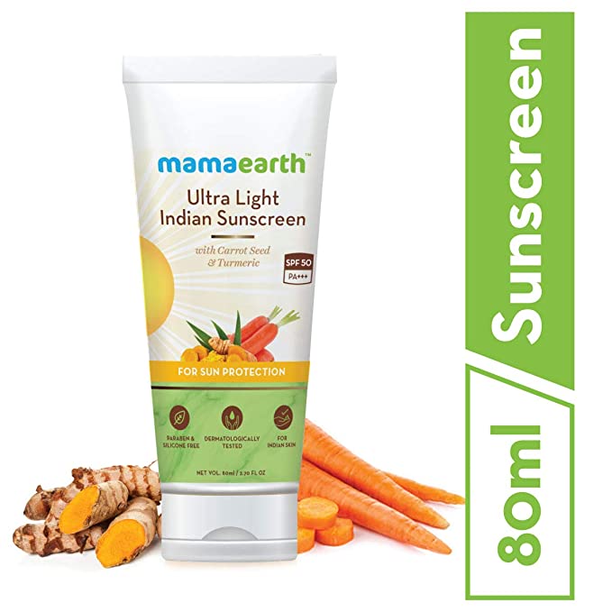 Mamaearth Ultra Light Indian sunscreen