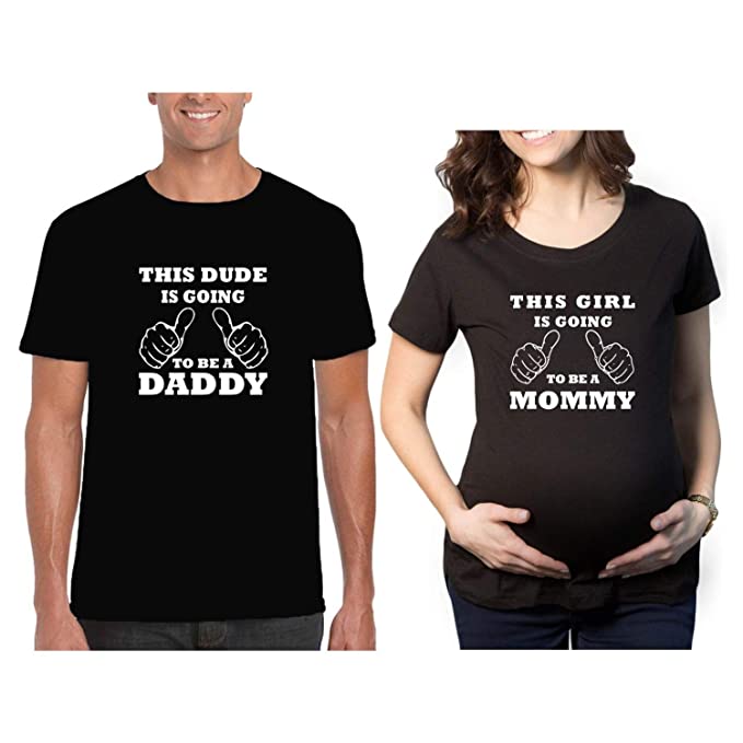 Funny Maternity tshirt for couple