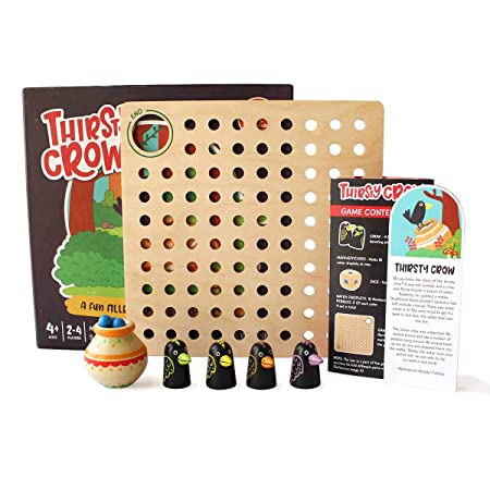 Thirsty Crow Wooden Board Game